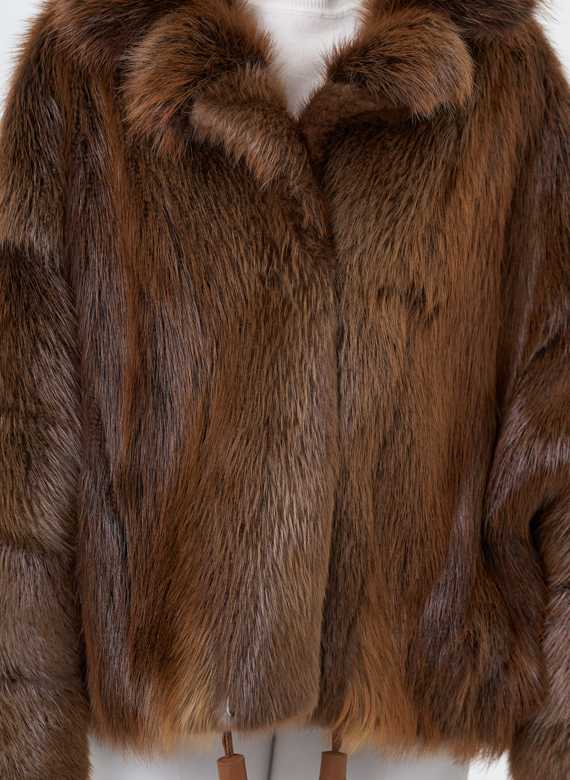 Болеро из меха бобра