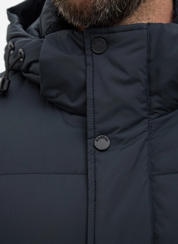 Мужской пуховик с капюшоном 