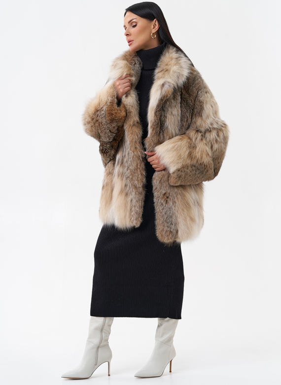 Шуба из рыси