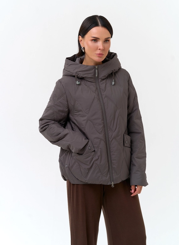 Женская куртка с капюшоном