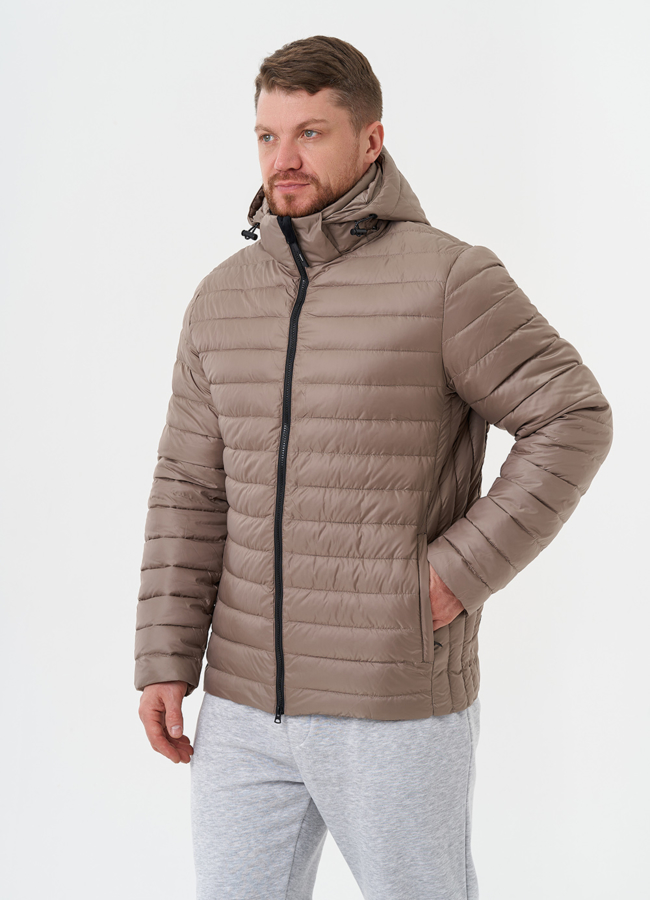 фото Стеганая куртка с капюшоном модель № 28020