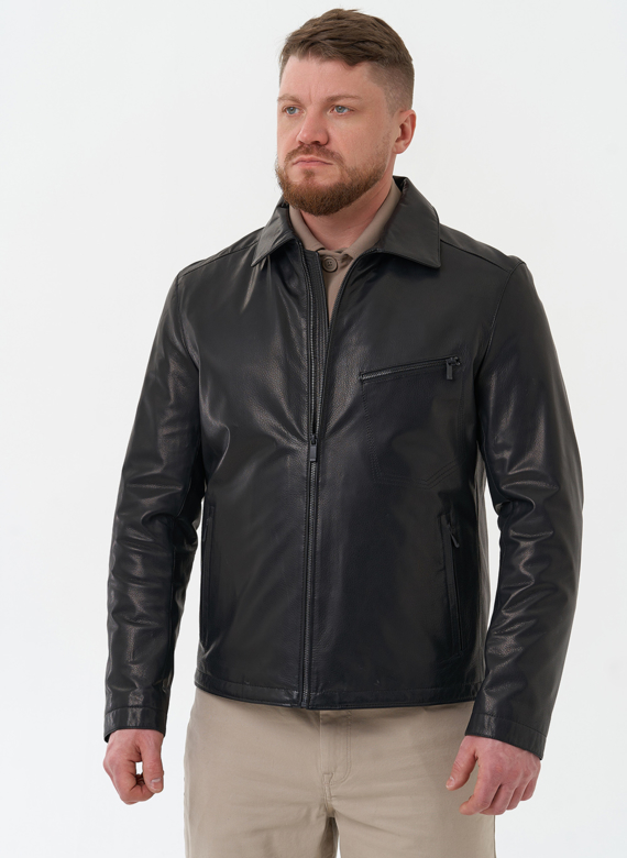 Мужская куртка из натуральной кожи 