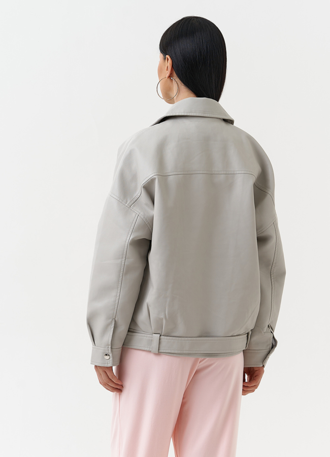 фото Женская куртка косуха из эко кожи модель № 30297